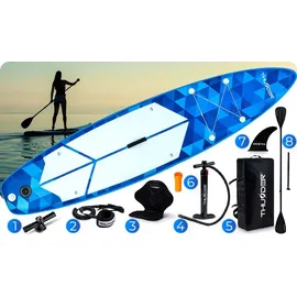 Thunder Nion Stand Up Paddle Board 320 x 75 x 15 cm Blau