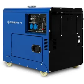 Eberth 5000 Watt Notstromaggregat Diesel blau
