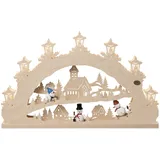 Saico Original 3D Schwibbogen Schneemann