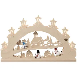 Saico Original 3D Schwibbogen Schneemann