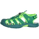 Trollkids - Trekking-Sandalen KIDS KVALVIKA in dark green/light green, Gr.38