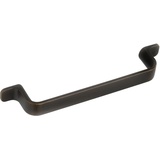 Furnipart Griff Rio LA 128mm - antiker Möbelgriff - Bügelgriff Breite 164mm, Zinkdruckguss antik braun
