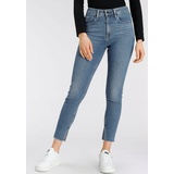 Levis Skinny-fit-Jeans »721 High rise skinny«, Gr. 28 - Länge 28, mid-blue denim, , 71962309-28 Länge 28