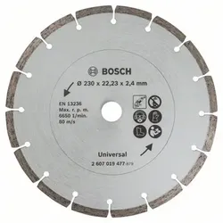 Diamanttrennscheibe für Baumaterial, Durchmesser: 230mm (2607019477)