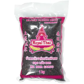 Royal Thai 1 Kg Schwarzer Reis Royal Thai Black Cargo Rice Gao Luc Den AAA