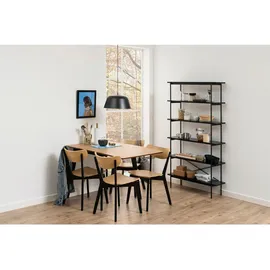 Actona Roxby 80 x 76 x 120 cm schwarz