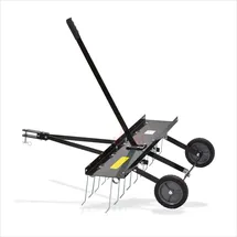 DEMA Vertikutierer Rasenstriegel Entmooser Rasenbelüfter 100cm für Rasentraktor