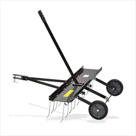 DEMA Vertikutierer Rasenstriegel Entmooser Rasenbelüfter 100cm für Rasentraktor