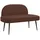 vidaXL Sitzbank Gepolstert Braun 110 x 60 x 76 cm