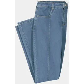 Classic Basics Bequeme Jeans CLASSIC BASICS, Damen, Gr. Normalgrößen, blau, bleached, 81% Baumwolle, 17% Polyester, 2% Elasthan, unifarben, lang, Jeans