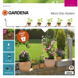 GARDENA Micro-Drip-System Aktion Start Set Pflanztöpfe S