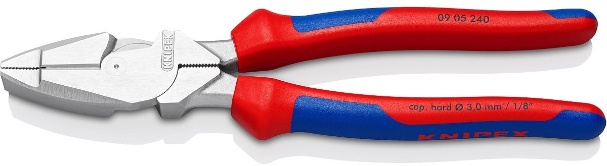 KNIPEX Kraft-Kombizange Lineman's Pliers verchromt - 0905240