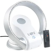 Sichler Haushaltsgeräte Rotorloser 360 Tischventilator Weiß