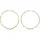 Fossil Creolen Sutton gold Edelstahl 44mm