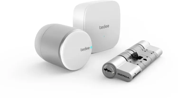 Tedee PRO Zylinder Bridge Bundle (Silber/Weiss) #669461