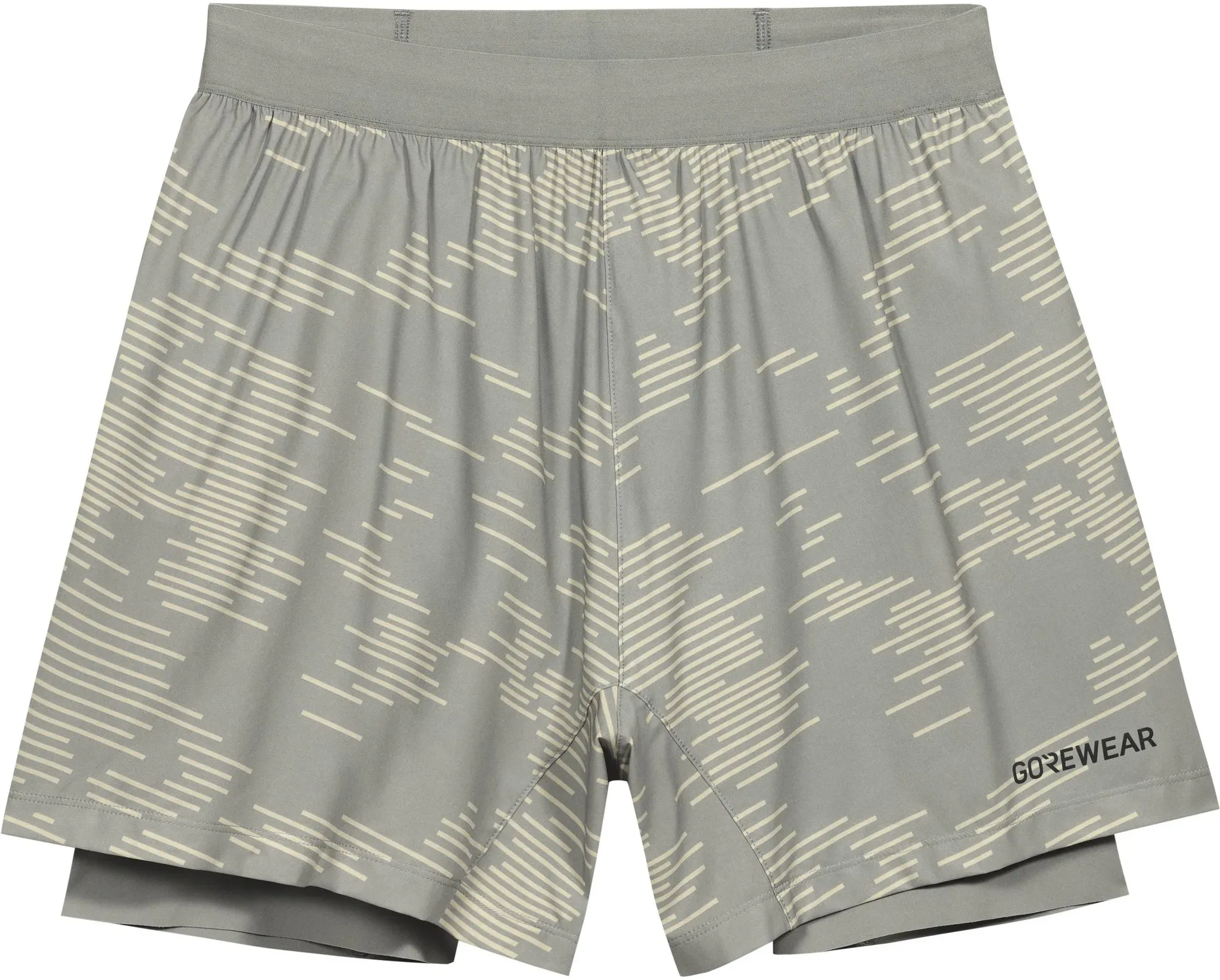 GOREWEAR CONCURVE 5 Electro Laufshorts Herren in crushedlab gray-tech beige, Größe XL - beige