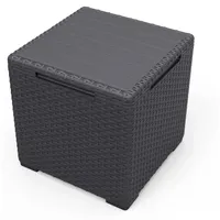 KETER Aufbewahrungsbox 37 x 37 x 37 cm Schwarz