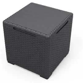 KETER Aufbewahrungsbox 37 x 37 x 37 cm Schwarz