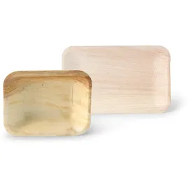 Greenbox - Palmblatt Teller Palmware® 16 x 13 cm tief, rechteckig 200 St.