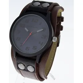 Excellanc Herrenuhr mit Band aus Kunstleder