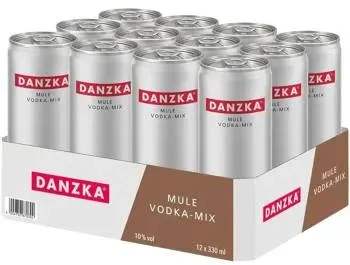 Danzka Mule Vodka-Mix Mischgetränk 10% Vol. 12x 330ml