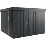 Hörmann Metall-Gerätehaus Juno JFD14 M-Sk 7016) 1-flg R F Flachdach