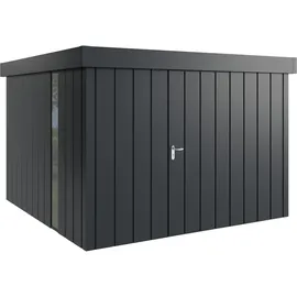 Hörmann Metall-Gerätehaus Juno JFD14 M-Sk 7016) 1-flg R F Flachdach