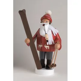 KWO Olbernhau 21167 Räuchermännchen Skifahrer 19 cm
