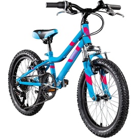Galano GA20 Kinderfahrrad 18 Zoll 115 - 130 cm Mädchen Jungen Fahrrad ab 5 Jahre 7 Gang Mountainbike