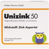 Köhler Pharma GmbH Unizink 50 magensaftresistente Tabletten 100 St.