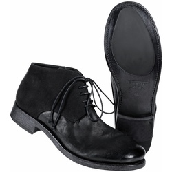 hannes roether Herren Stiefel Schwarz einfarbig - 42
