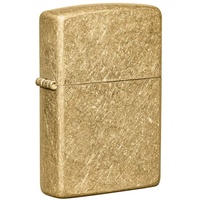 Zippo Tumbled Brass Sturmfeuerzeug