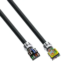 InLine Patchkabel, U/UTP, Cat.6A, halogenfrei, AWG23 Kupfer, schwarz, 40m