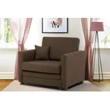 Home Affaire Sessel »Mexico Schlafsessel«, mit ausziehbarer Schlaffunktion, B/T/H: 98/83/87 cm braun