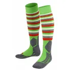 Falke Kinder Skisocken Stripe SK2 grün - 31-34