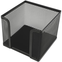 helit Zettelbox »the cube network H25184« schwarz, 10x10x10 cm