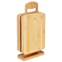 Böttcher-AG Frühstücksbrettchen Holz 6 22 x 15 x 0,8 cm Braun