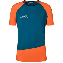 ROCK EXPERIENCE MERLIN SS M T-SHIRT - Hr., moroccan blue/flame (S)