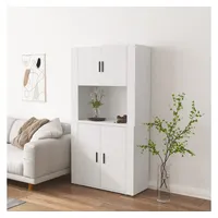 vidaXL Highboard Weiß Holzwerkstoff