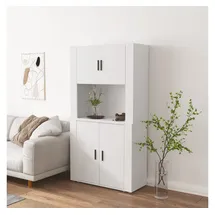 vidaXL Highboard Weiß Holzwerkstoff