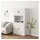 vidaXL Highboard Weiß Holzwerkstoff
