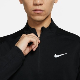 Nike Dri-FIT Element 1/2-Zip Laufshirt Herren black/reflective silv M
