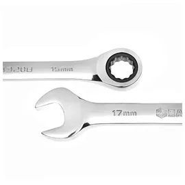 Sata Ratschen-Ringmaulschlüssel-Satz, 8-teilig, 8-19 mm