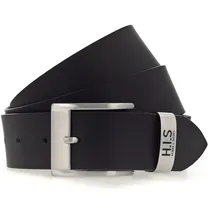 H.I.S. Herrengürtel Leder 40mm schwarz 90