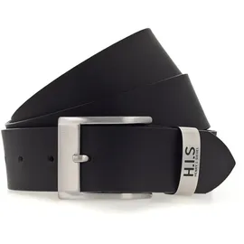 H.I.S. Herrengürtel Leder 40mm schwarz 90