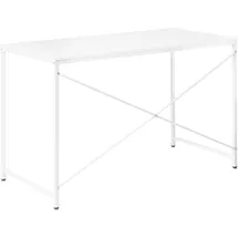 Beliani Schreibtisch ANDASTE Weiß 120 cm 60 cm