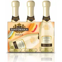 Sant'Orsola Cuvèe Dolce - süßer Schaumwein - Italien Wein 3 kleine Flaschen (3 x 0.2 l)