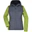 James & Nicholson Strickfleecejacke Kiwi-Melange/Anthracite-Melange XL