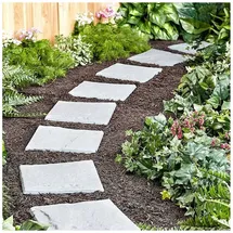 Hti-Living Gehwegplatten Steinoptik 30 x 30 cm 4er Set