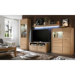 Sena Wohnwand Holz teilmassiv